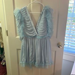Tula Rosa blue babydoll dress
